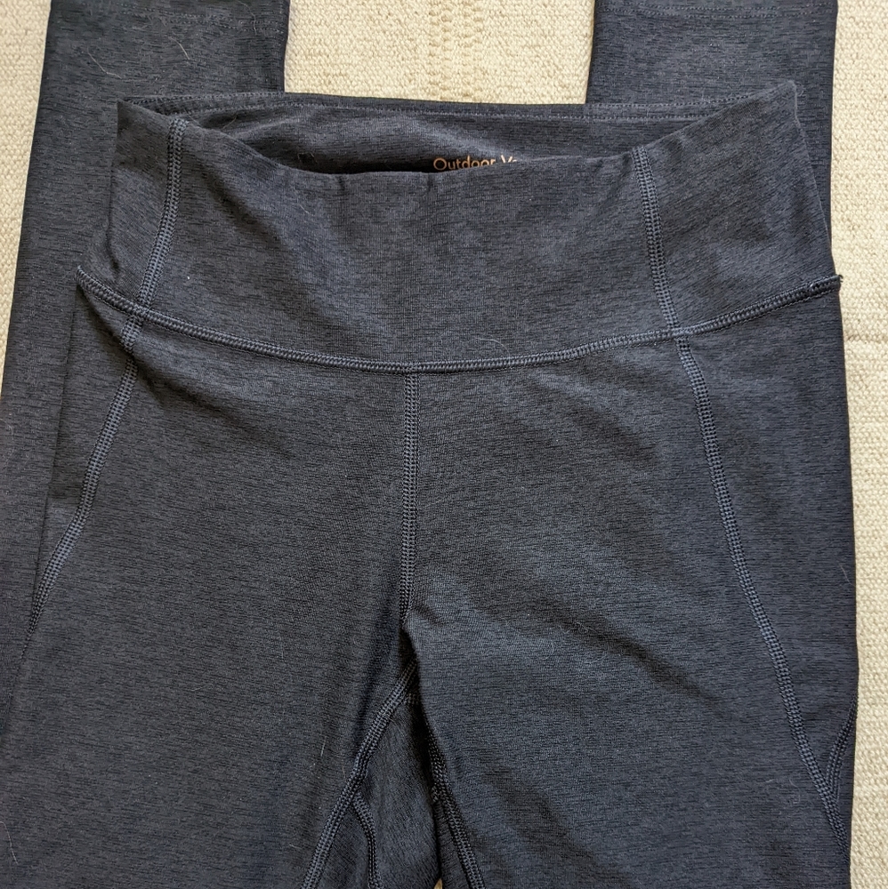 Outdoor Voices Flow High Waist 7/8 Leggings Charcoal Gray